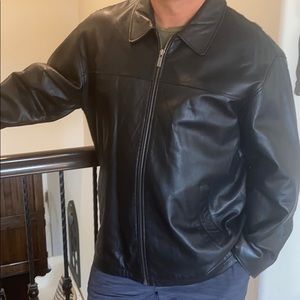Men’s Black Leather Jacket